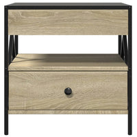 Thumbnail for Couchtisch mit Infinity-LED Sonoma-Eiche 50x50x51 cm