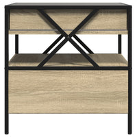 Thumbnail for Couchtisch mit Infinity-LED Sonoma-Eiche 50x50x51 cm