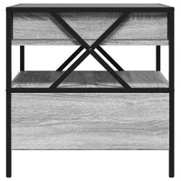 Thumbnail for Couchtisch mit Infinity-LED Grau Sonoma 50x50x51 cm