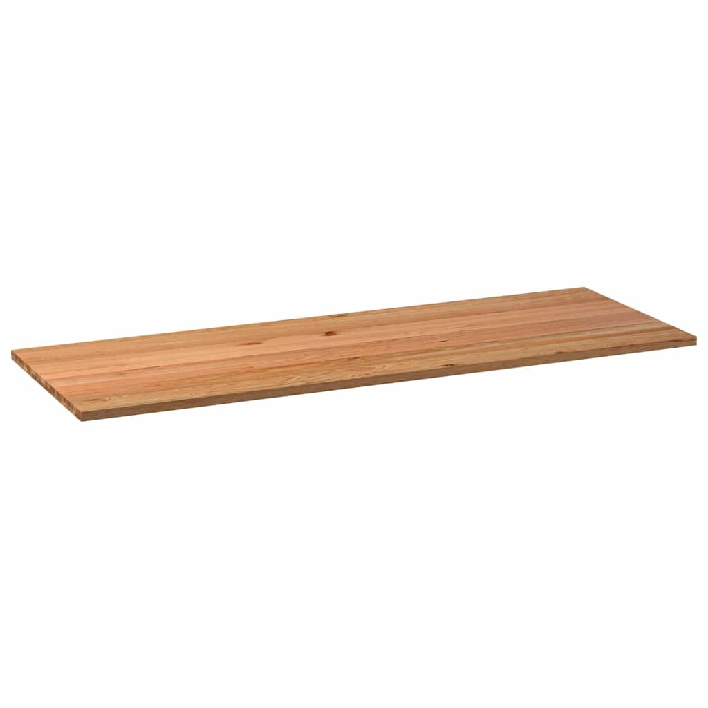 Schreibtischplatte Hellbraun 280x100x4 cm Massivholz Eiche