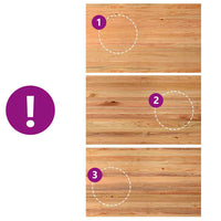 Thumbnail for Schreibtischplatte Hellbraun 200x120x4 cm Massivholz Eiche