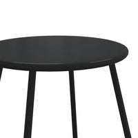 Thumbnail for 5-tlg. Balkonmöbel-Set mit Kissen Schwarz Stahl