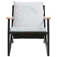 Thumbnail for 5-tlg. Balkonmöbel-Set mit Kissen Schwarz Stahl