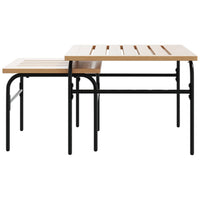 Thumbnail for 5-tlg. Balkonmöbel-Set mit Kissen Schwarz Stahl