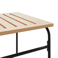 Thumbnail for 5-tlg. Balkonmöbel-Set mit Kissen Schwarz Stahl