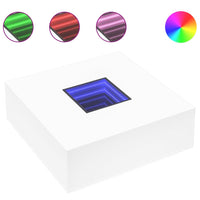 Thumbnail for Couchtisch mit Infinity-LED Weiß 100x100x40 cm