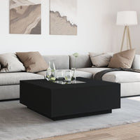 Thumbnail for Couchtisch mit Infinity-LED Schwarz 100x100x40 cm