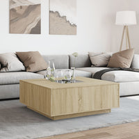 Thumbnail for Couchtisch mit Infinity-LED Sonoma-Eiche 100x100x40 cm