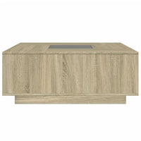 Thumbnail for Couchtisch mit Infinity-LED Sonoma-Eiche 100x100x40 cm