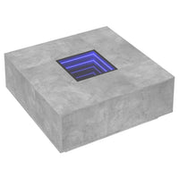 Thumbnail for Couchtisch mit Infinity-LED Betongrau 100x100x40 cm