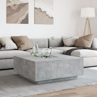 Thumbnail for Couchtisch mit Infinity-LED Betongrau 100x100x40 cm