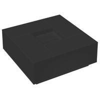 Thumbnail for Couchtisch Schwarz 100x100x40 cm Holzwerkstoff
