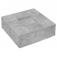 Thumbnail for Couchtisch Betongrau 100x100x40 cm Holzwerkstoff