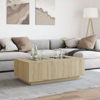Thumbnail for Couchtisch mit Infinity-LED Sonoma-Eiche 116x69x40 cm