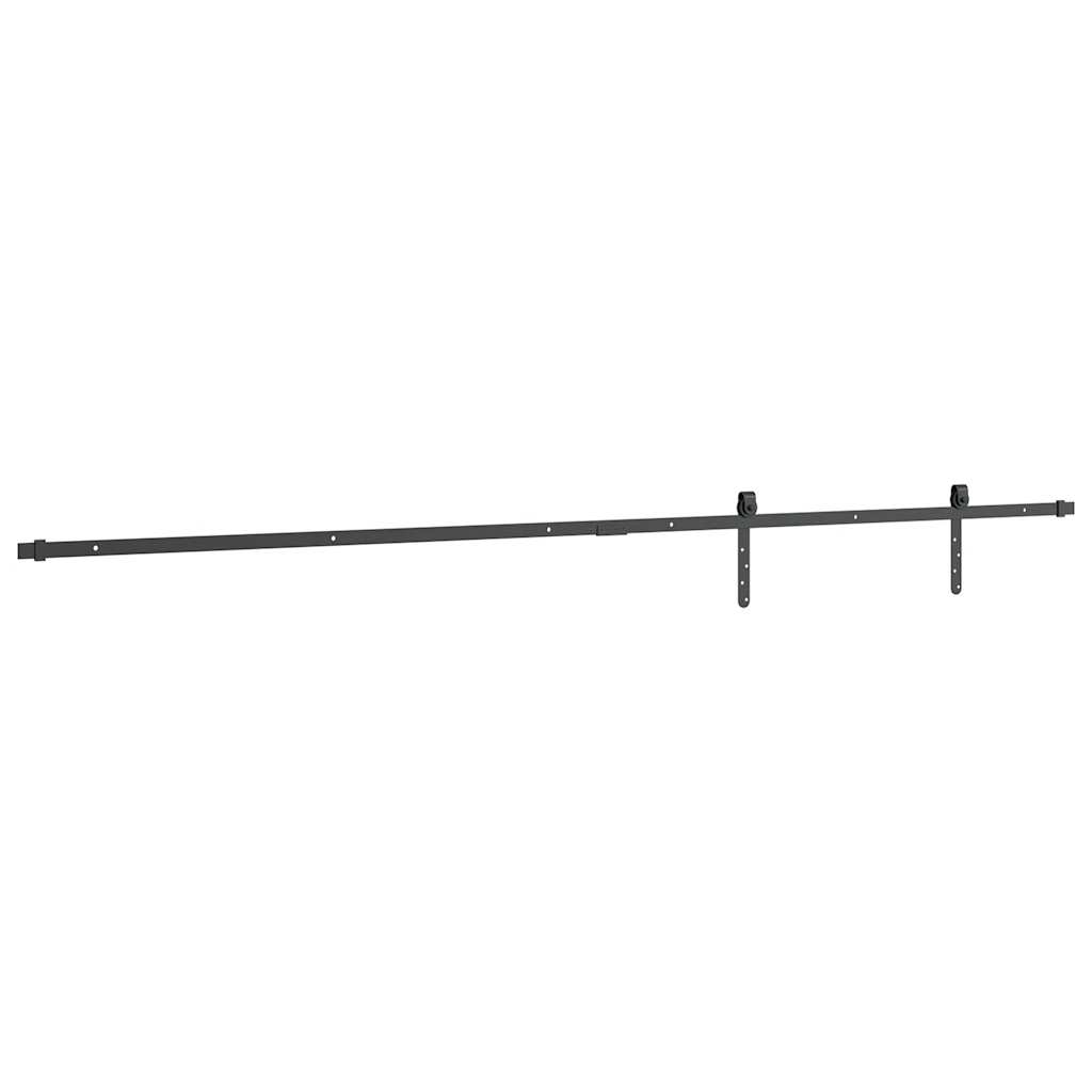Schiebetürbeschlag Set für Schranktüren 213 cm Karbonstahl