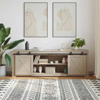 Thumbnail for Schiebetürbeschlag Set für Schranktüren 183 cm Karbonstahl