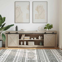 Thumbnail for Schiebetürbeschlag Set für Schranktüren 200 cm Karbonstahl