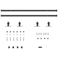 Thumbnail for Schiebetürbeschlag Set für Schranktüren 200 cm Karbonstahl