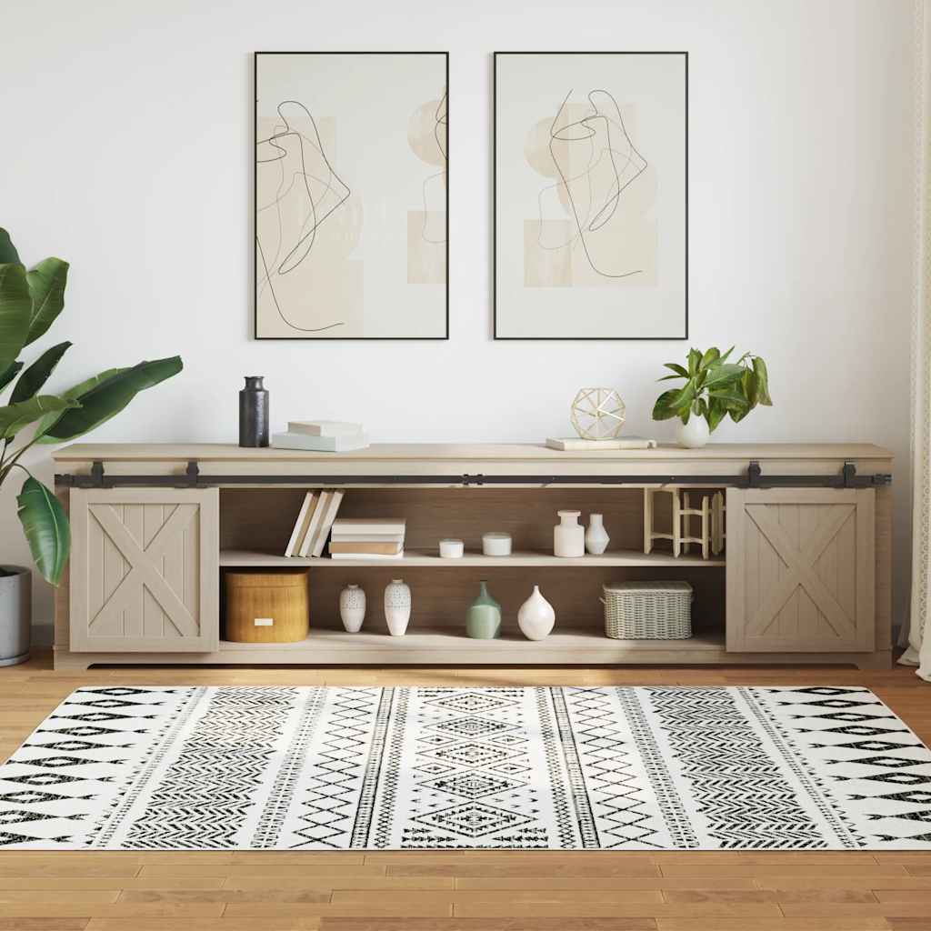 Schiebetürbeschlag Set für Schranktüren 244 cm Karbonstahl