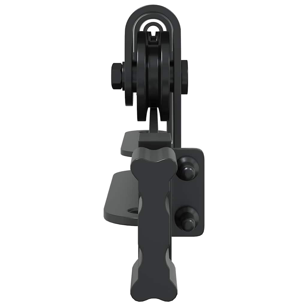 Schiebetürbeschlag Set für Schranktüren 244 cm Karbonstahl