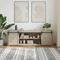 Thumbnail for Schiebetürbeschlag Set für Schranktüren 183 cm Karbonstahl