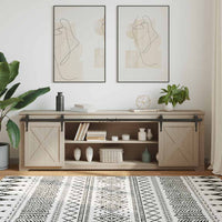 Thumbnail for Schiebetürbeschlag Set für Schranktüren 200 cm Karbonstahl