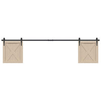 Thumbnail for Schiebetürbeschlag Set für Schranktüren 213 cm Karbonstahl