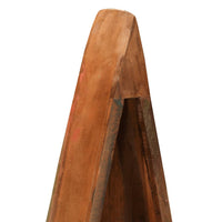 Thumbnail for Regal Boot-Look 39x27x127 cm Altholz Massiv