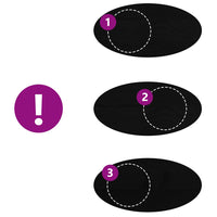 Thumbnail for Tischplatte Dunkelbraun 80x40x2 cm Massivholz Eiche Oval