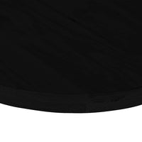 Thumbnail for Tischplatte Dunkelbraun 80x40x4 cm Massivholz Eiche Oval