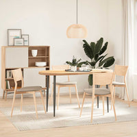 Thumbnail for Tischplatte 140x60x4 cm Massivholz Eiche Oval