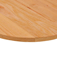 Thumbnail for Tischplatte Hellbraun 140x60x2 cm Massivholz Eiche Oval