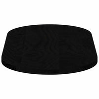 Thumbnail for Tischplatte Dunkelbraun 80x40x2 cm Massivholz Eiche Oval