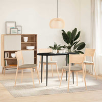 Thumbnail for Tischplatte Dunkelbraun 100x50x2 cm Massivholz Eiche Oval