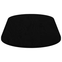 Thumbnail for Tischplatte Dunkelbraun 140x60x2 cm Massivholz Eiche Oval