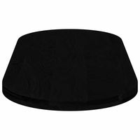 Thumbnail for Tischplatte Dunkelbraun 140x60x4 cm Massivholz Eiche Oval