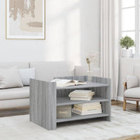 Thumbnail for Couchtisch Grau Sonoma 80x50x50 cm Holzwerkstoff