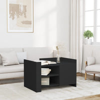 Thumbnail for Couchtisch Schwarz 80x50x50 cm Holzwerkstoff