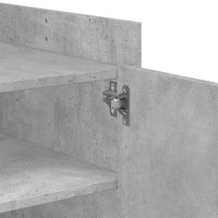 Thumbnail for Couchtisch Betongrau 80x50x50 cm Holzwerkstoff