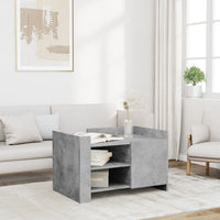 Thumbnail for Couchtisch Betongrau 80x50x50 cm Holzwerkstoff