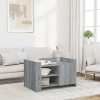 Thumbnail for Couchtisch Grau Sonoma 80x50x50 cm Holzwerkstoff
