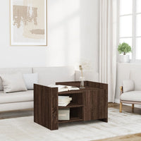 Thumbnail for Couchtisch Braun Eichen-Optik 80x50x50 cm Holzwerkstoff