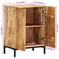 Thumbnail for Sideboard 53x35x72 cm Massivholz Mango