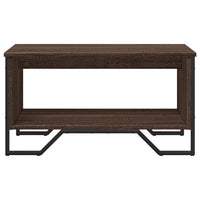 Thumbnail for Couchtisch Braun Eichen-Optik 75x51x40 cm Holzwerkstoff
