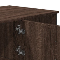 Thumbnail for Couchtisch Braun Eichen-Optik 100x51x40 cm Holzwerkstoff
