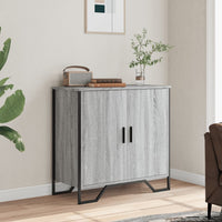 Thumbnail for Sideboard Grau Sonoma 78x35,5x74,5 cm Holzwerkstoff