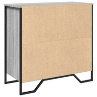 Thumbnail for Sideboard Grau Sonoma 78x35,5x74,5 cm Holzwerkstoff