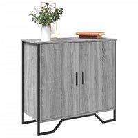 Thumbnail for Sideboard Grau Sonoma 78x35,5x74,5 cm Holzwerkstoff
