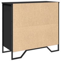 Thumbnail for Sideboard Schwarz 79,5x35,5x74,5 cm Holzwerkstoff