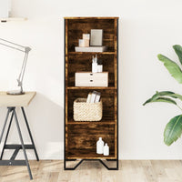 Thumbnail for Bücherregal Räuchereiche 50x31x137,5 cm Holzwerkstoff